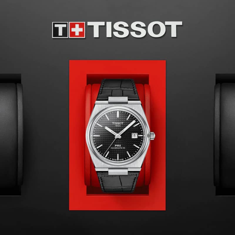 Tissot-PRX-Powermatic-80-Black-Dial-Leather-Watch-T1374071605100-Lifestyle-2.jpg